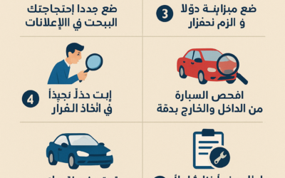 8 خطوات ذكية عليك اتباعها لشراء سيارة مستعملة بسعر مناسب